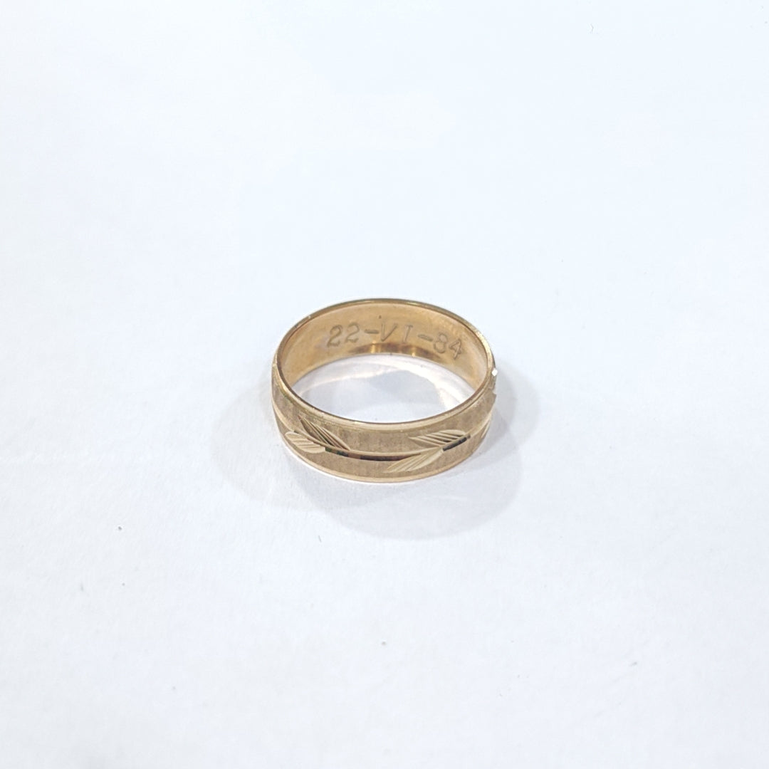 ARGOLLA ORO 10 K 1.9 GRMS (SEMINUEVO)