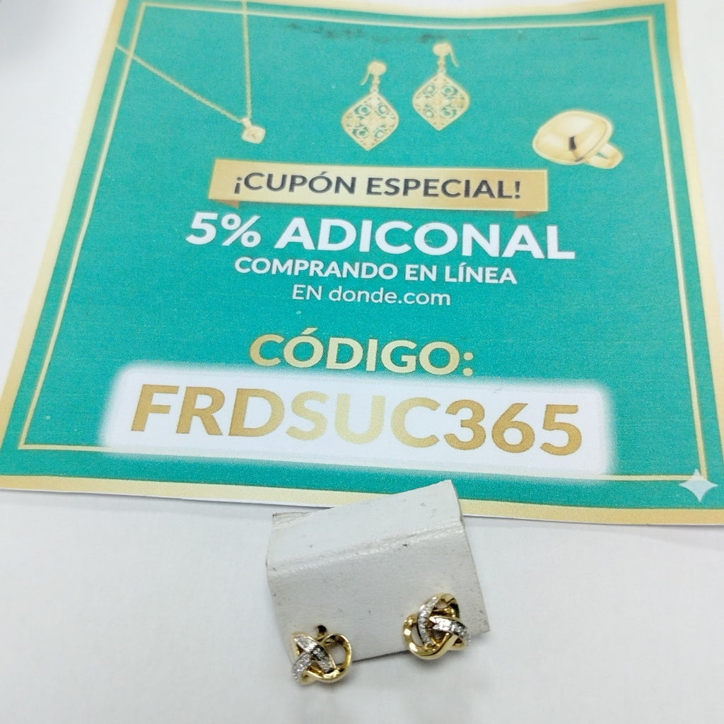BROQUELES PAR ORO 14 K 2.4 GRMS (SEMINUEVO)