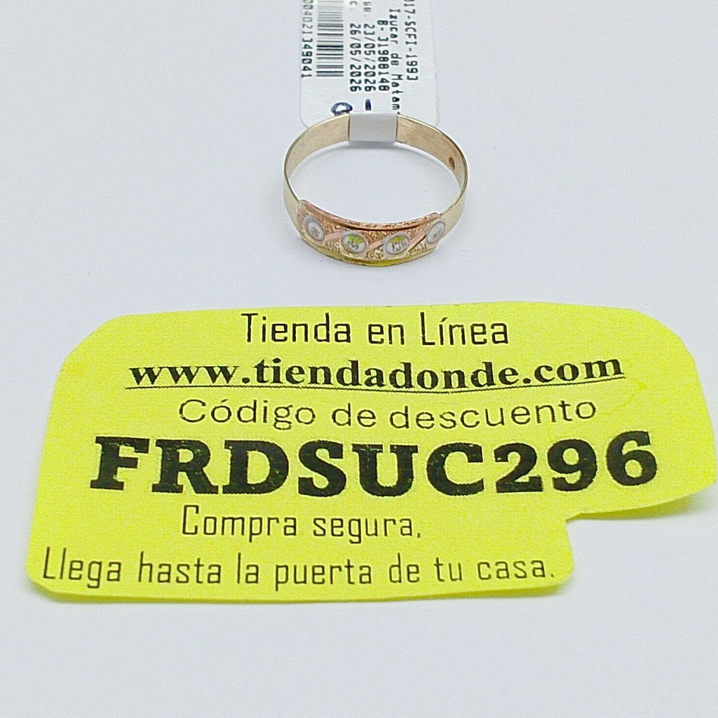ANILLO ORO 14 K 1,10 GRMS (SEMINUEVO)