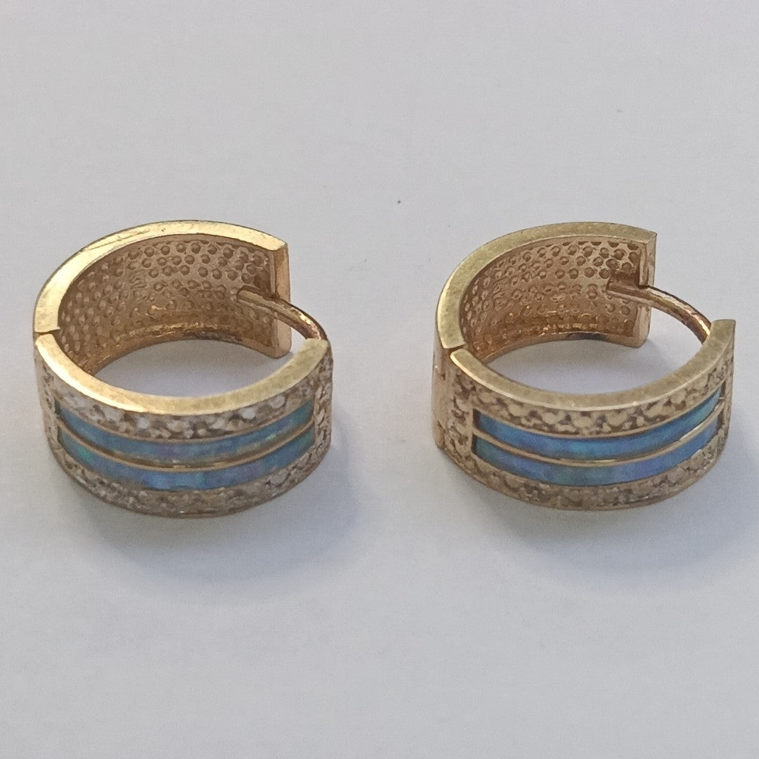 ARRACADAS PAR ORO 14 K 3,90 GRMS (SEMINUEVO)