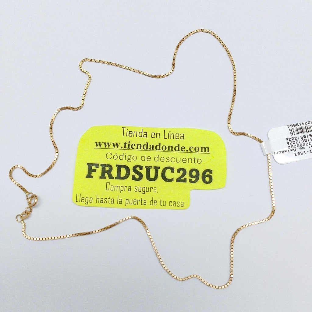 CADENA ORO 14 K 3 GRMS (SEMINUEVO)