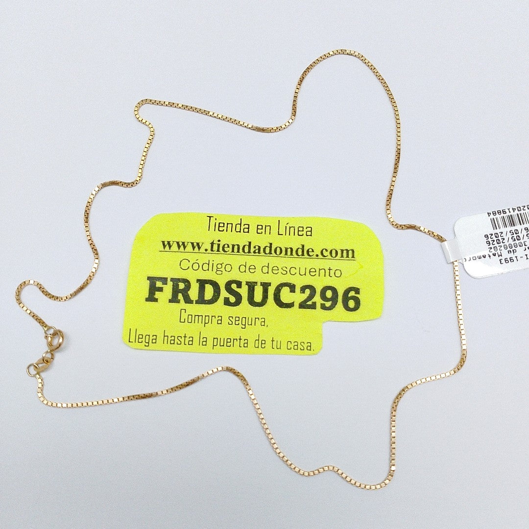 CADENA ORO 14 K 3 GRMS (SEMINUEVO)