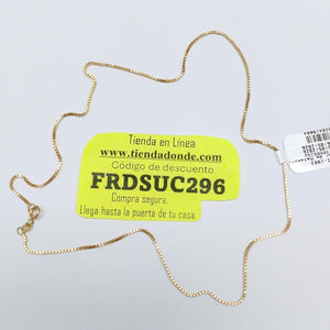 CADENA ORO 14 K 3 GRMS (SEMINUEVO)
