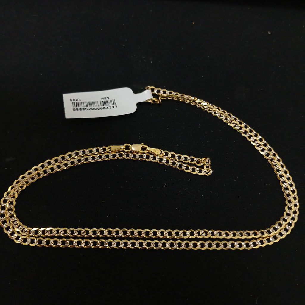 CADENA BARBADA 10.2G 60 CM 14K (NUEVO)
