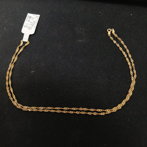 CADENA ORO 14 K 3,20 GRMS (SEMINUEVO)