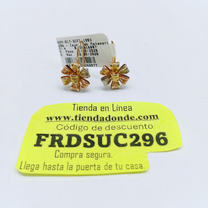 ARETES PAR ORO 14 K 2.4 GRMS (SEMINUEVO)