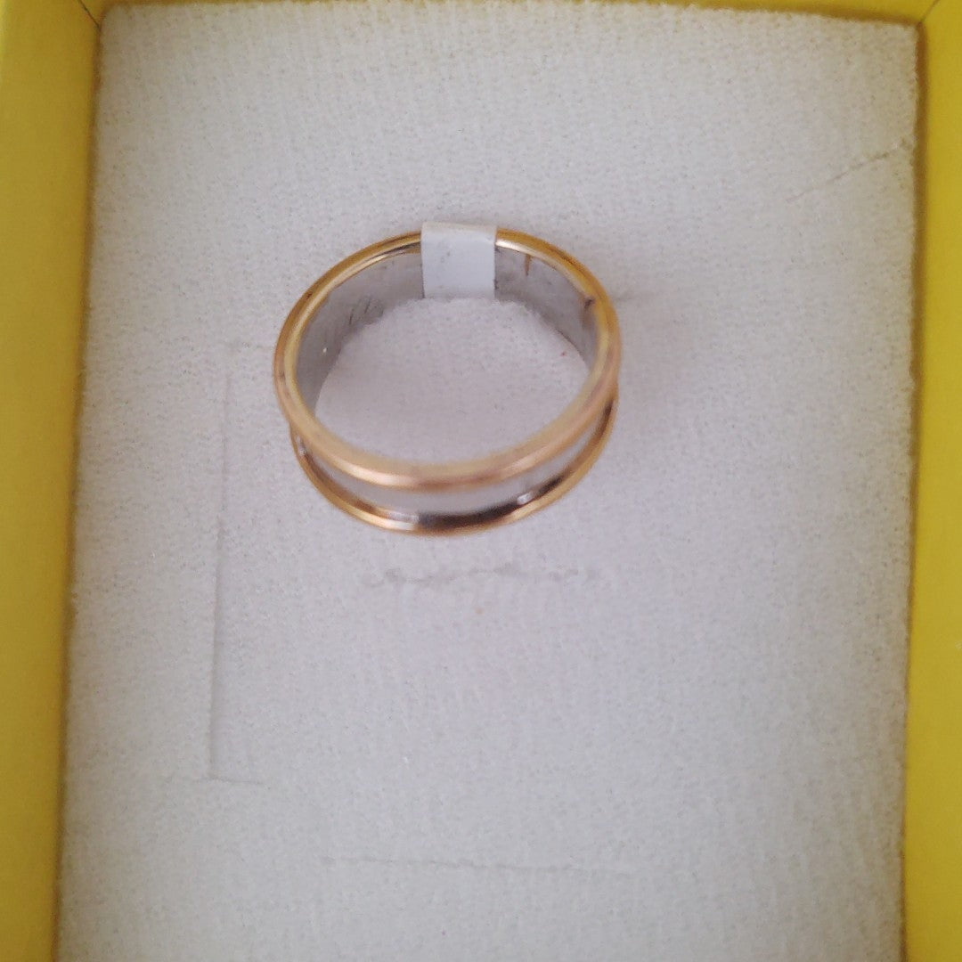 ARGOLLA ORO, ORO BLANCO 14 K 5.7 GRMS (SEMINUEVO)