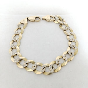 PULSERA ORO COMBINADO 14 K 32,80 GRMS (SEMINUEVO)