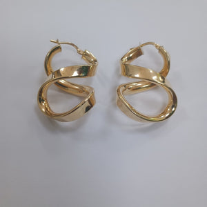 ARRACADAS PAR ORO 14 K 5.1 GRMS (SEMINUEVO)