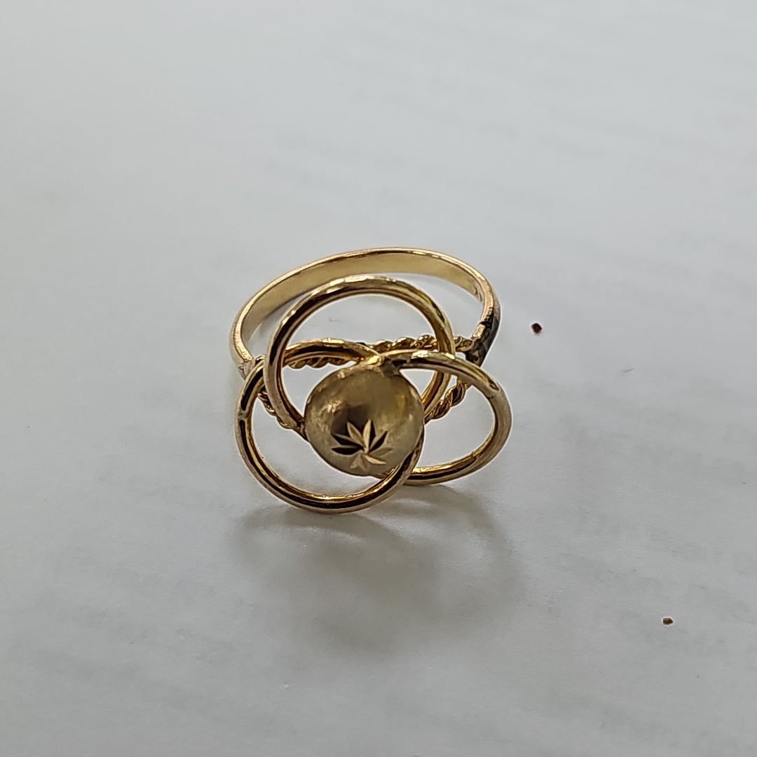 ANILLO ORO 14 K 3.5 GRMS (SEMINUEVO)