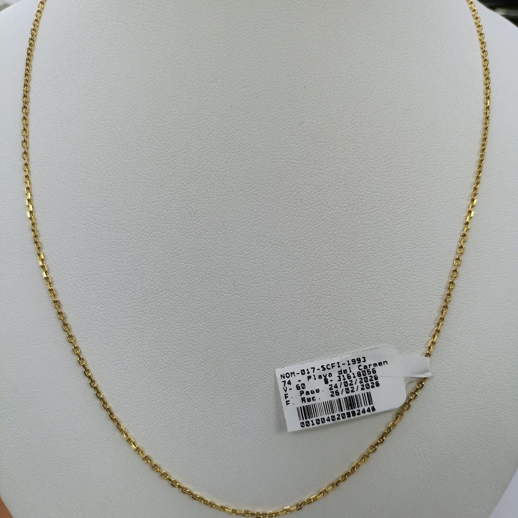 CADENA ORO 18 K 5.4 GRMS (SEMINUEVO)