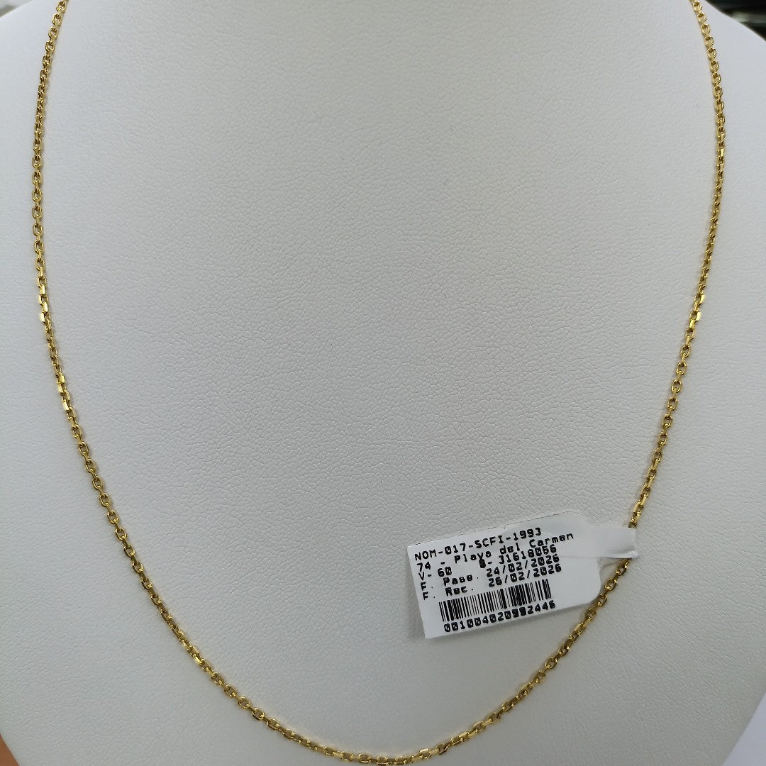 CADENA ORO 18 K 5.4 GRMS (SEMINUEVO)