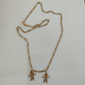 CADENA, DIJE ORO 14 K 7.5 GRMS (SEMINUEVO)
