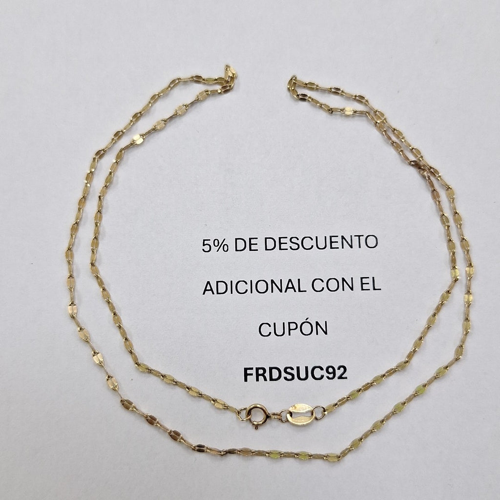CADENA ORO 10 K 1.5 GRMS (SEMINUEVO)