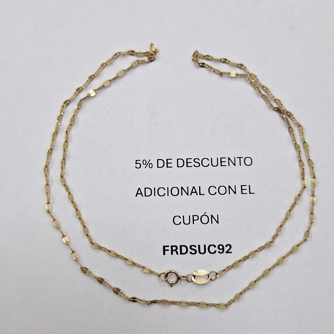 CADENA ORO 10 K 1.5 GRMS (SEMINUEVO)