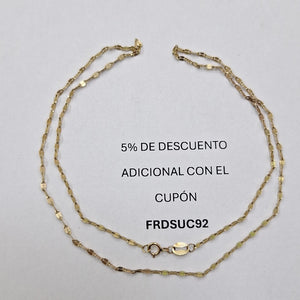 CADENA ORO 10 K 1.5 GRMS (SEMINUEVO)