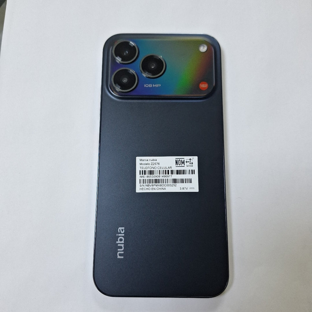 CELULAR NUBIA V80 PRO Z2576 (2025) 256 GB 8 GB RAM (SEMINUEVO)