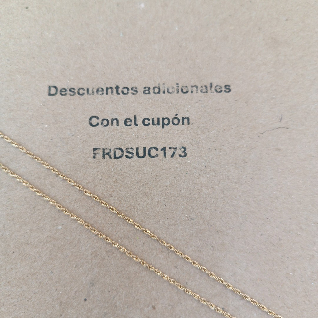 CADENA ORO 10 K 1.1 GRMS (SEMINUEVO)
