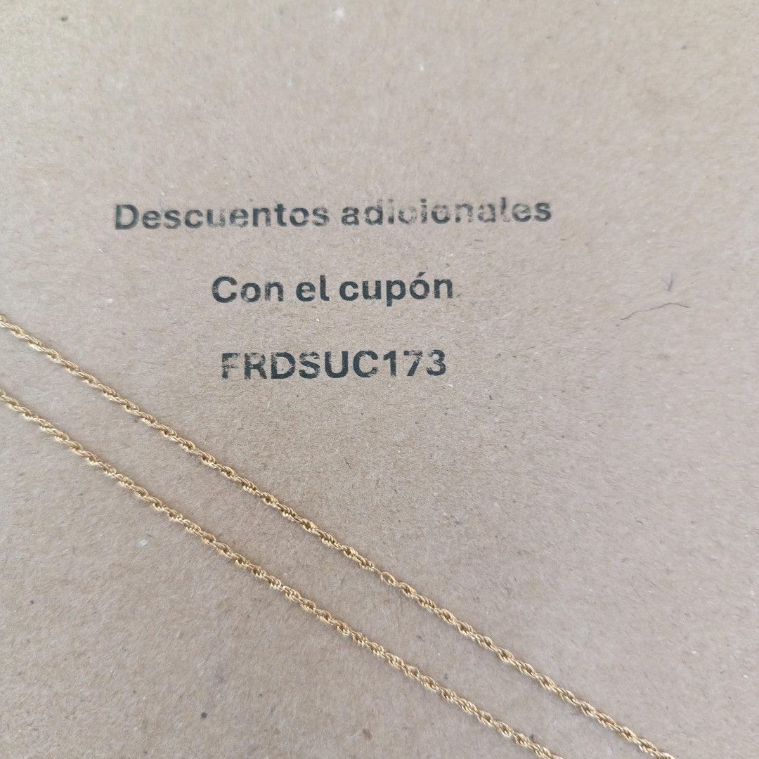 CADENA ORO 10 K 1.1 GRMS (SEMINUEVO)