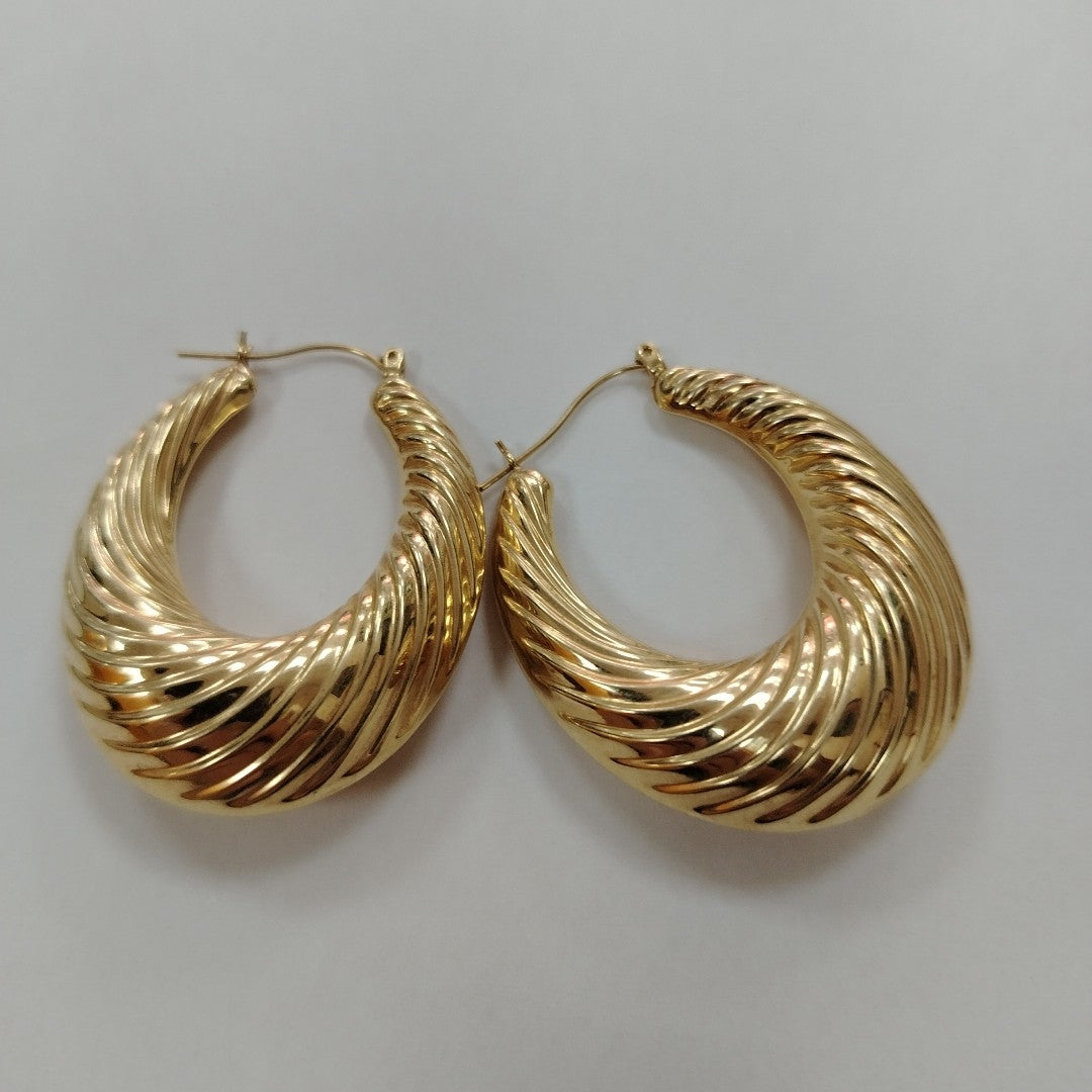 ARRACADAS PAR ORO 14 K 8.3 GRMS (SEMINUEVO)