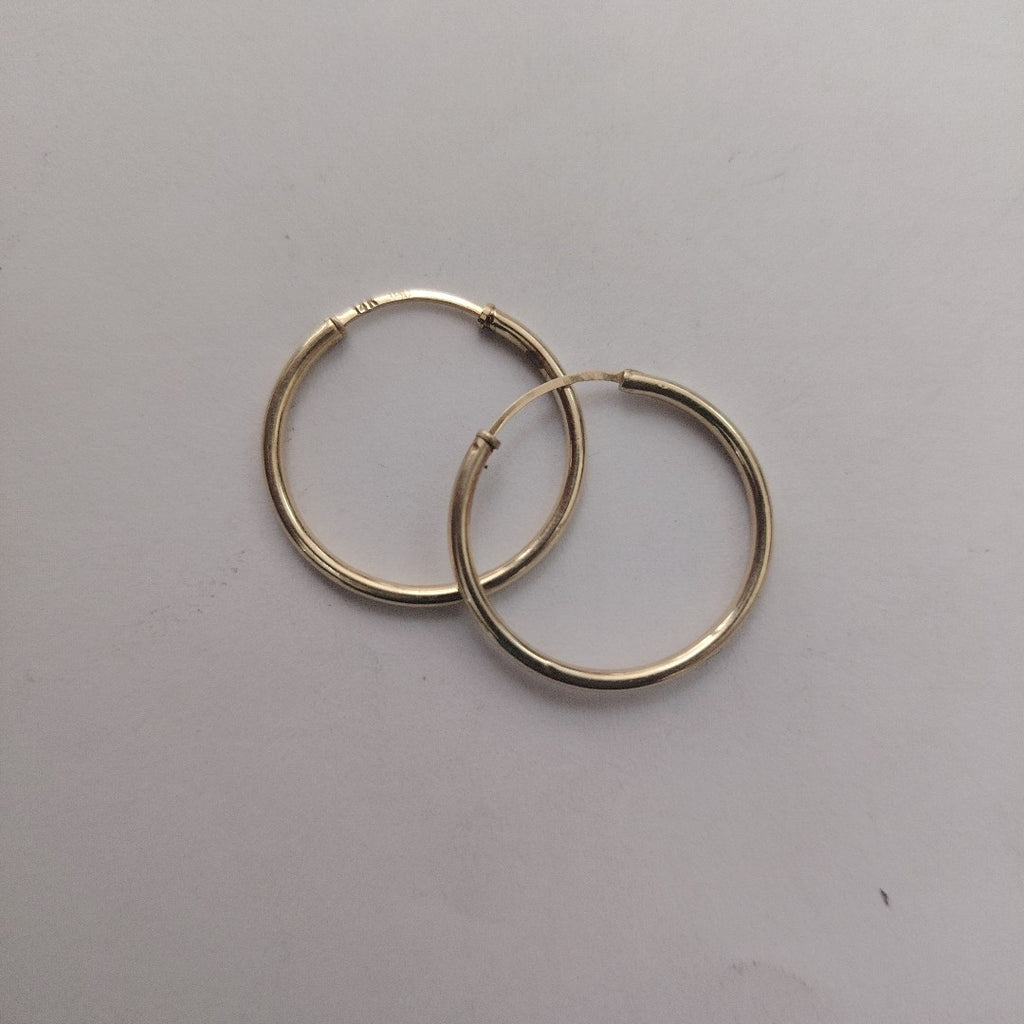 ARRACADAS PAR ORO 14 K 1 GRMS (SEMINUEVO)