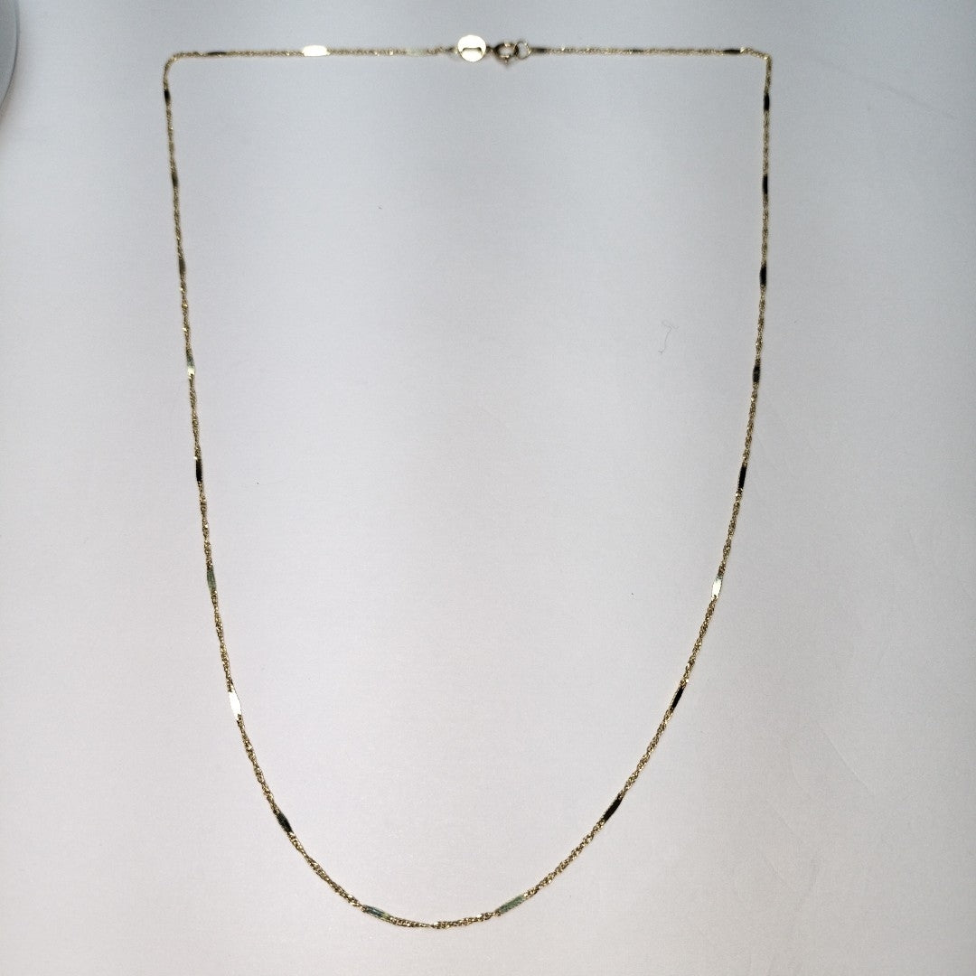 CADENA ORO 10 K 1.1 GRMS (SEMINUEVO)