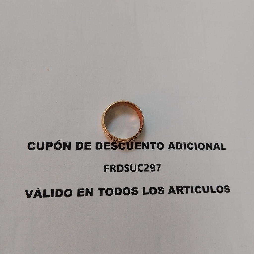 ARGOLLA ORO 10 K 1.8 GRMS (SEMINUEVO)