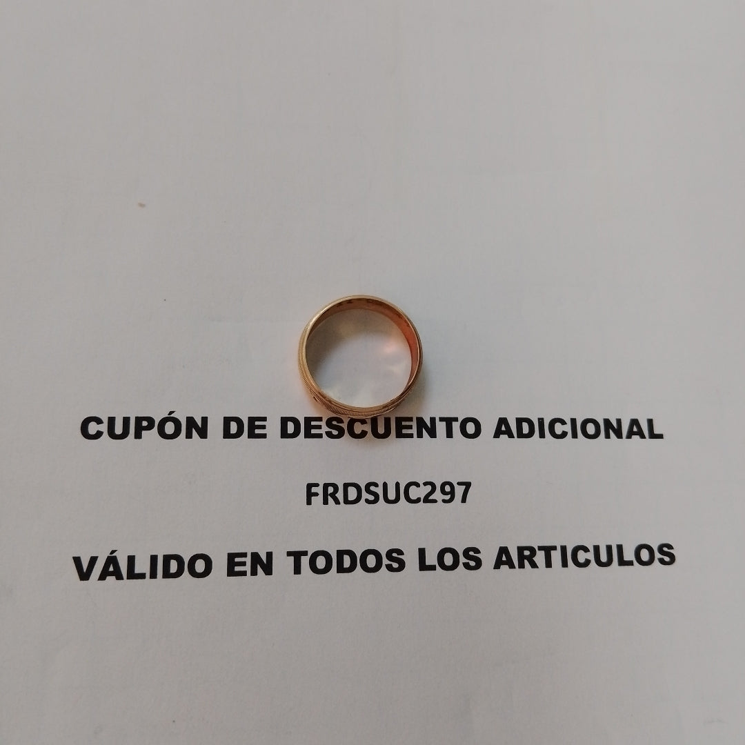 ARGOLLA ORO 10 K 1.8 GRMS (SEMINUEVO)