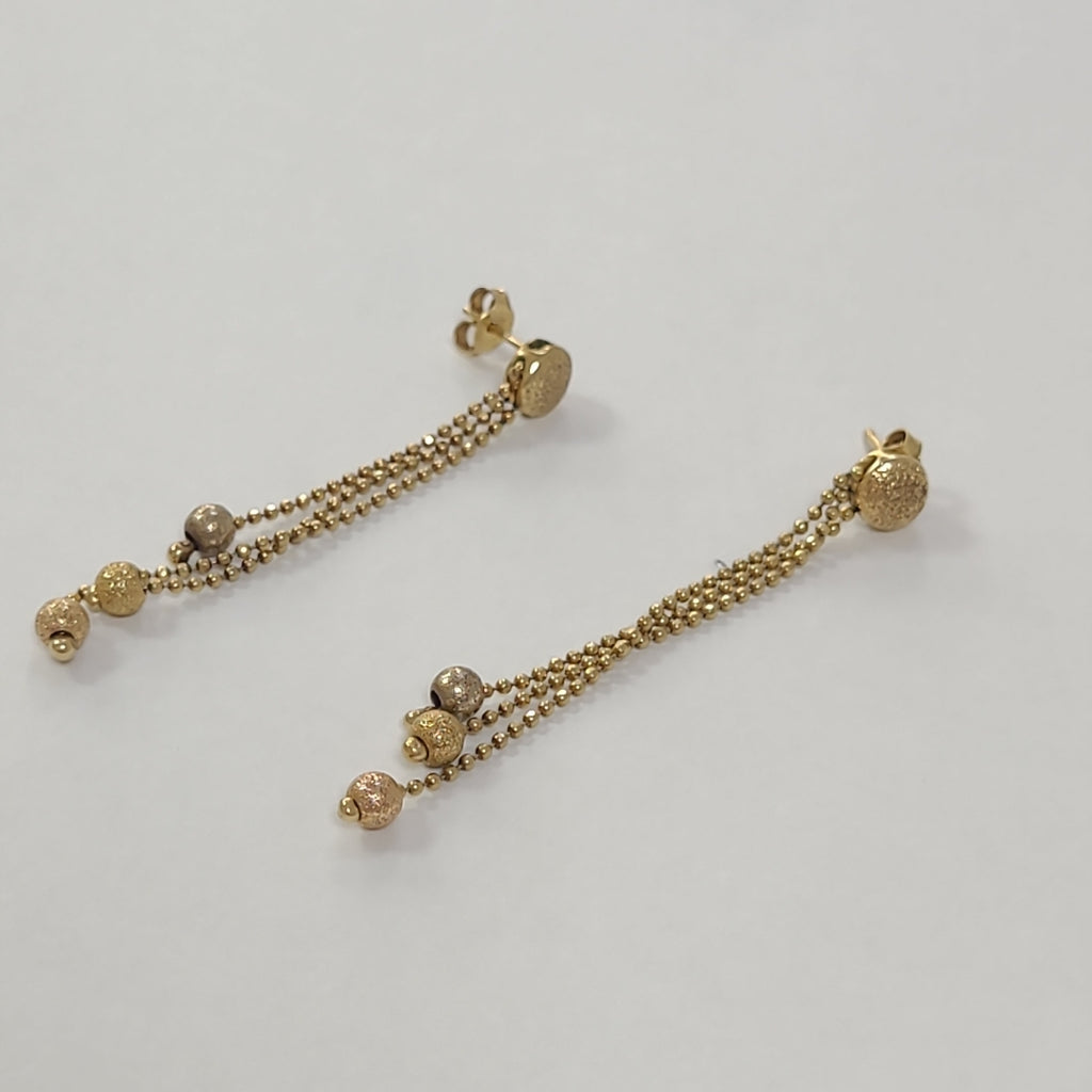 ARETES PAR ORO 14 K 4.2 GRMS (SEMINUEVO)
