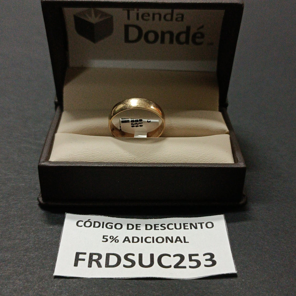 ARGOLLA ORO 10 K 3.2 GRMS (SEMINUEVO)