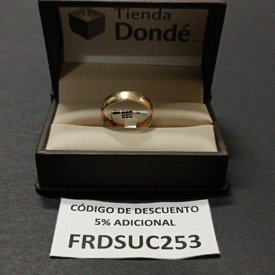 ARGOLLA ORO 10 K 3.2 GRMS (SEMINUEVO)