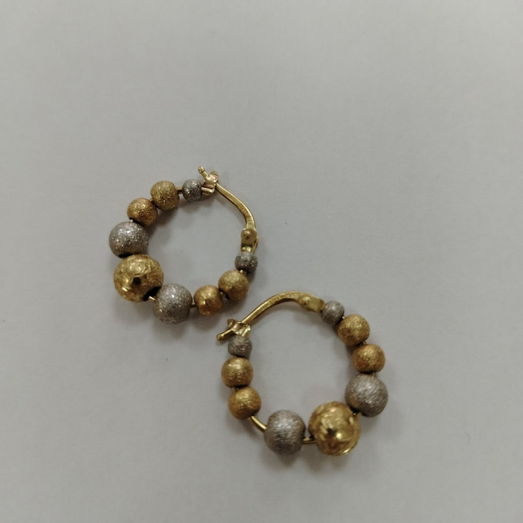 ARRACADAS PAR ORO 14 K 5.1 GRMS (SEMINUEVO)