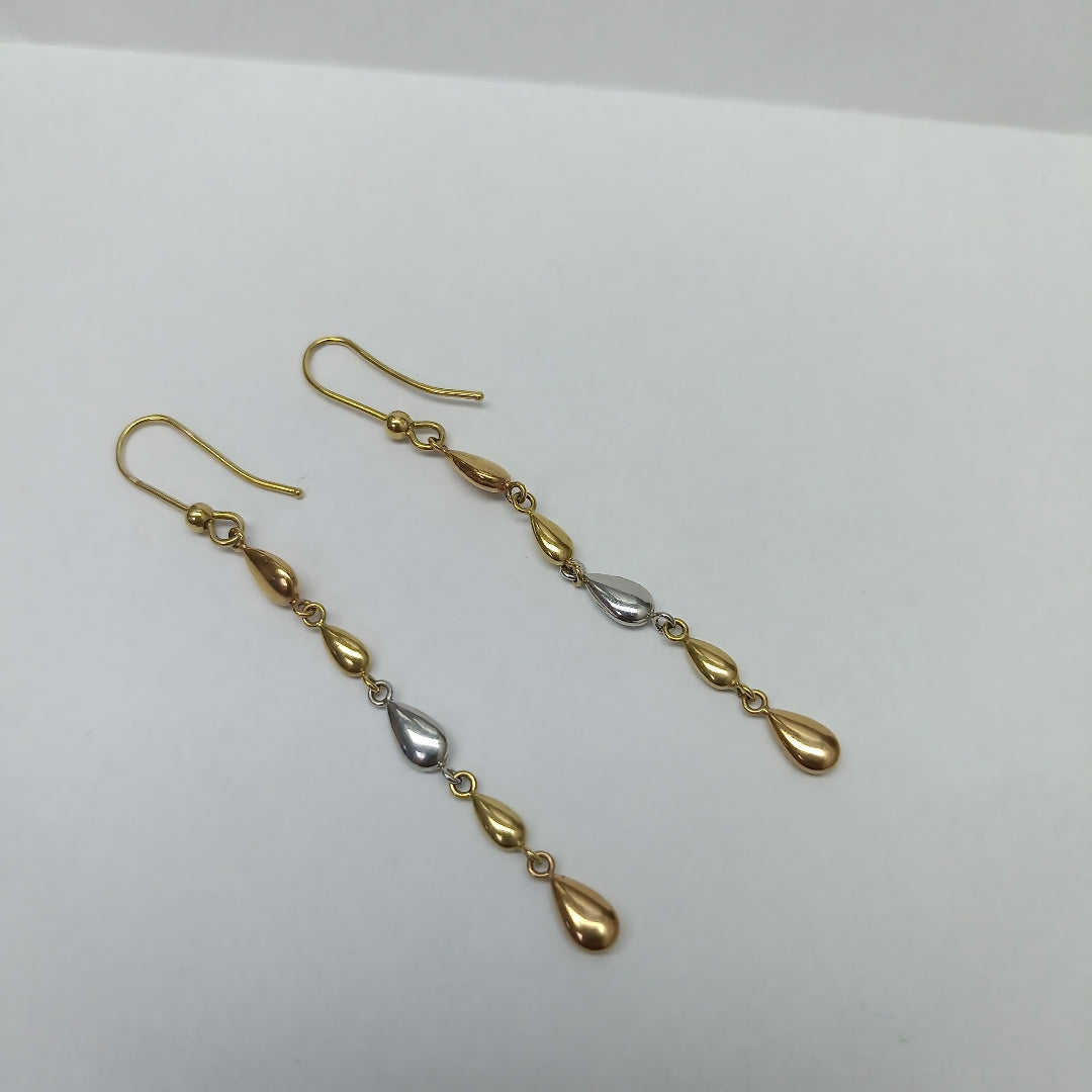ARETES PAR ORO 14 K 3.1 GRMS (SEMINUEVO)