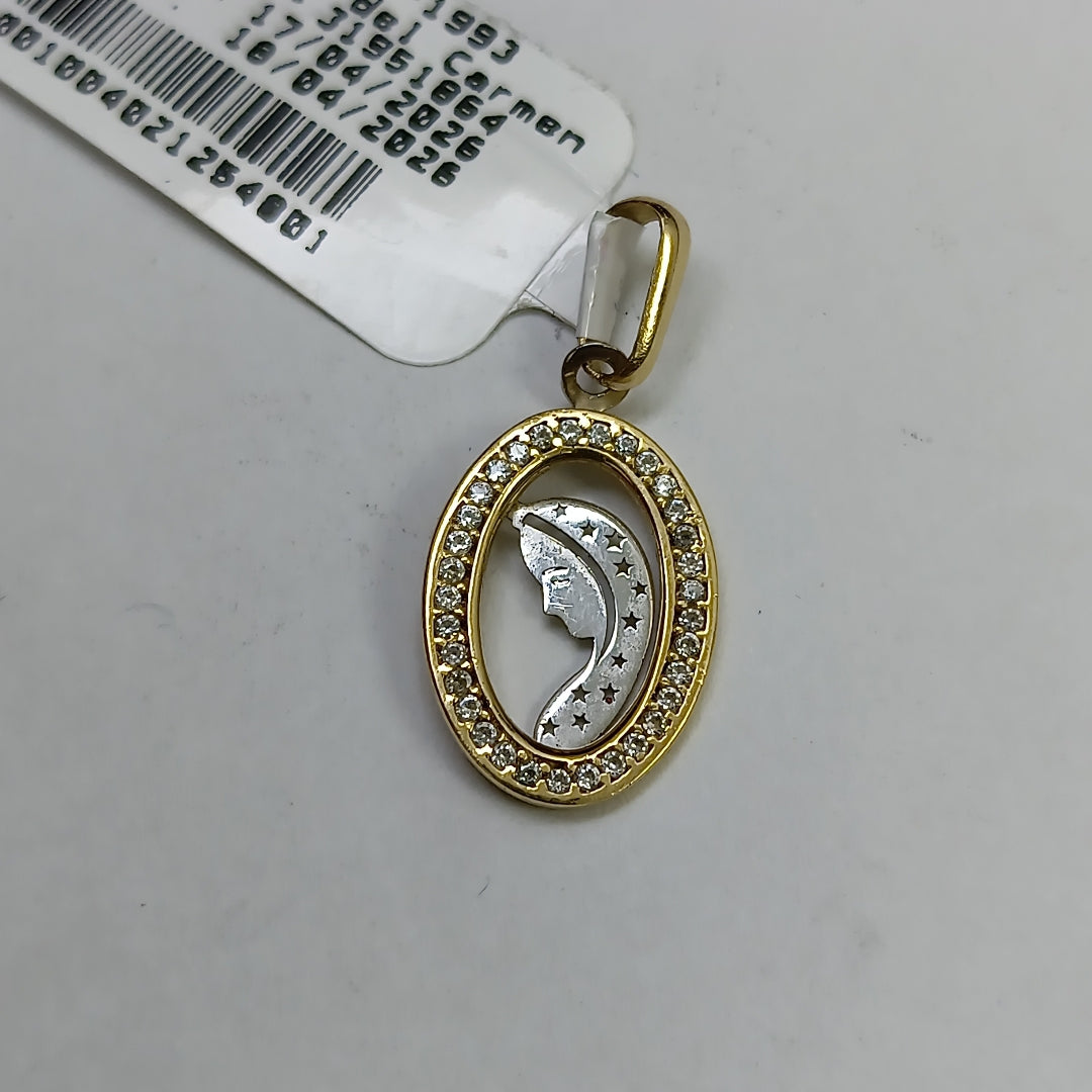 DIJE ORO COMBINADO 14 K 1,20 GRMS (SEMINUEVO)