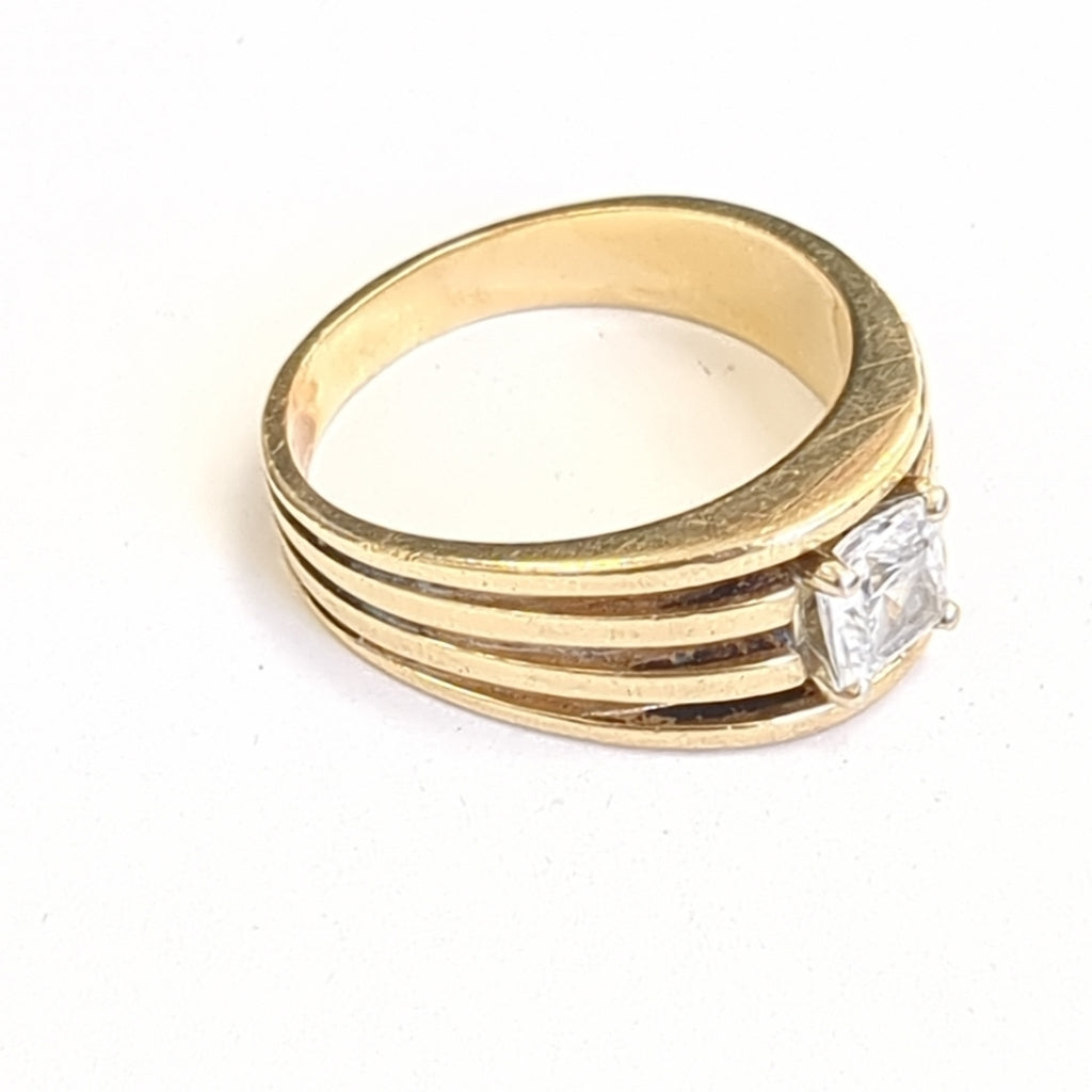 ANILLO ORO 14 K 10,50 GRMS (SEMINUEVO)