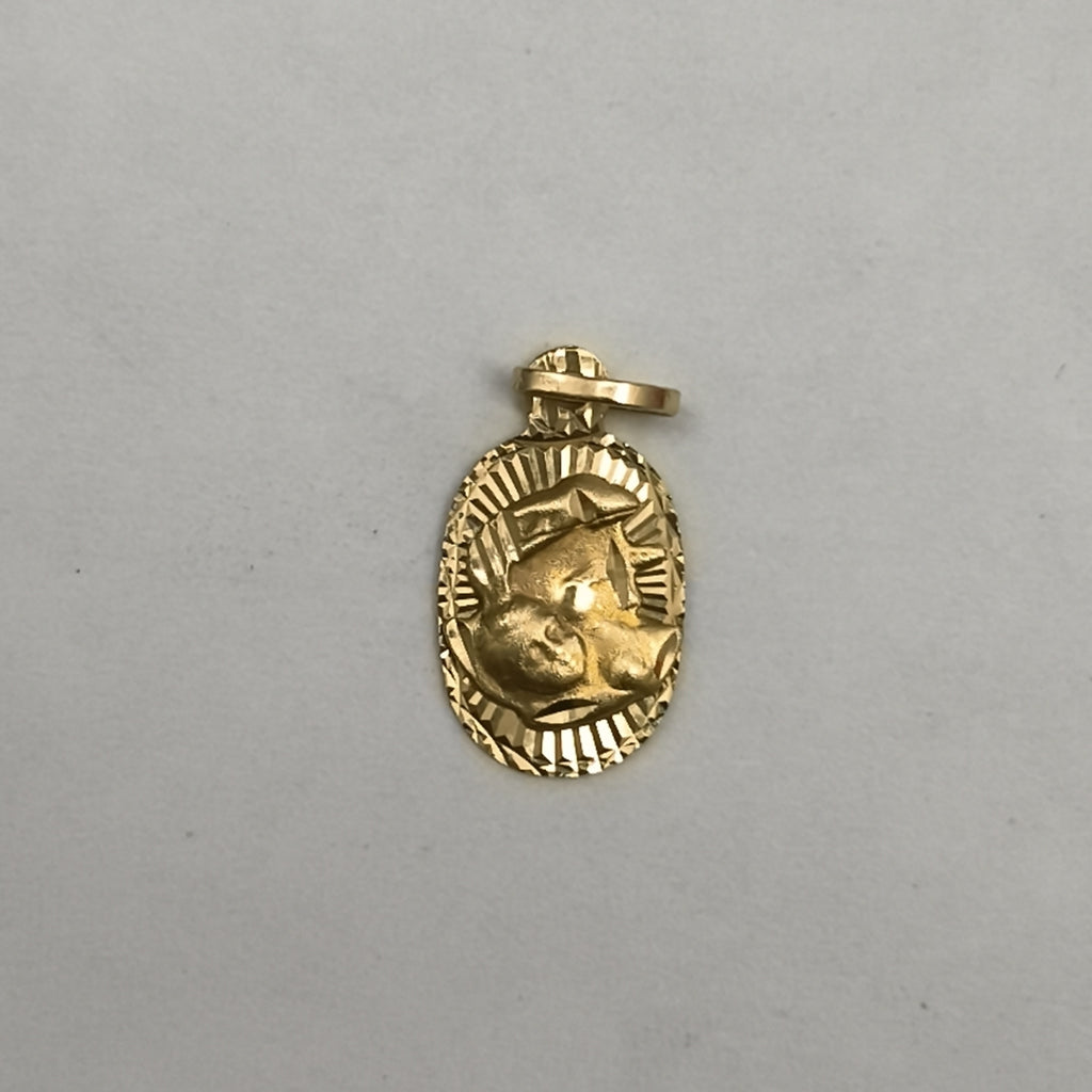 MEDALLA RELIGIOSA ORO 14 K 0,80 GRMS (SEMINUEVO)