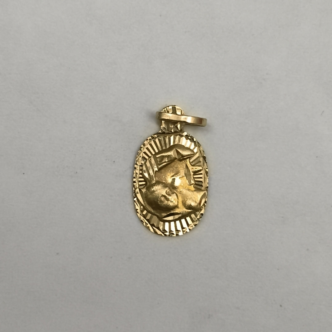 MEDALLA RELIGIOSA ORO 14 K 0,80 GRMS (SEMINUEVO)