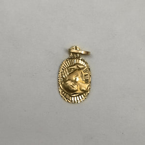MEDALLA RELIGIOSA ORO 14 K 0,80 GRMS (SEMINUEVO)