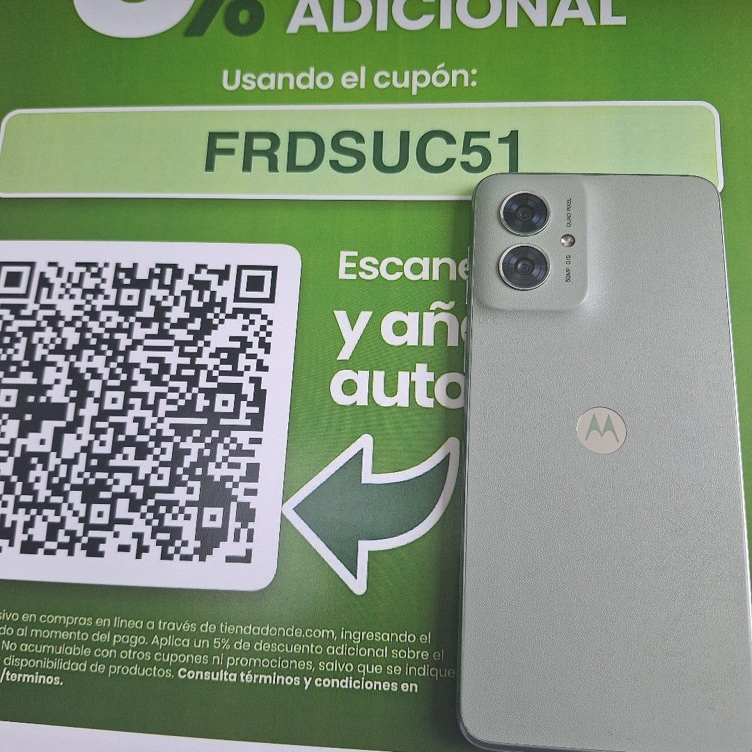 CELULAR MOTOROLA MOTO G55 5G XT2435-1(2024) 256 GB 8 GB RAM (SEMINUEVO)