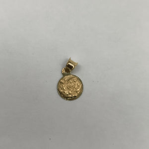 MEDALLA RELIGIOSA ORO 10 K 0,80 GRMS (SEMINUEVO)