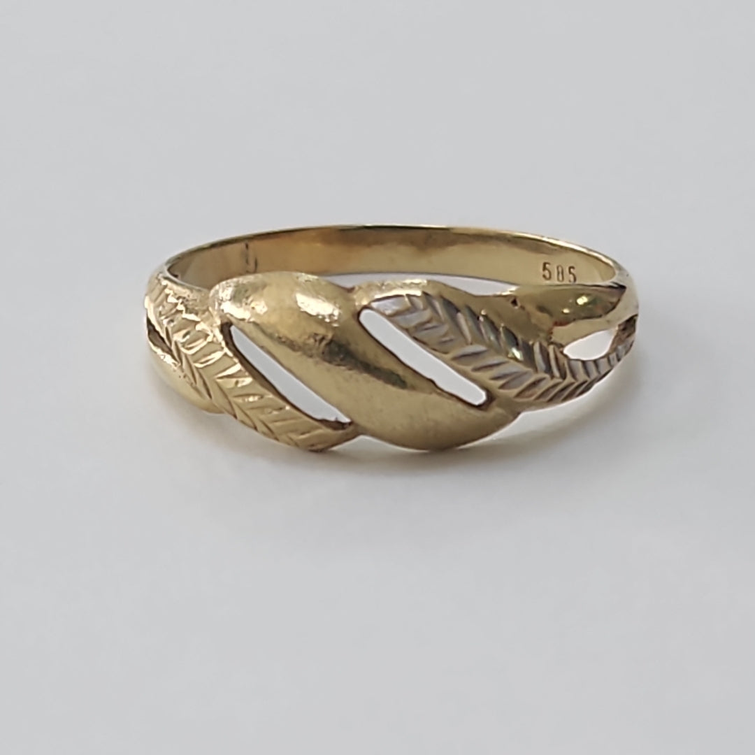 ANILLO ORO 14 K 2 GRMS (SEMINUEVO)