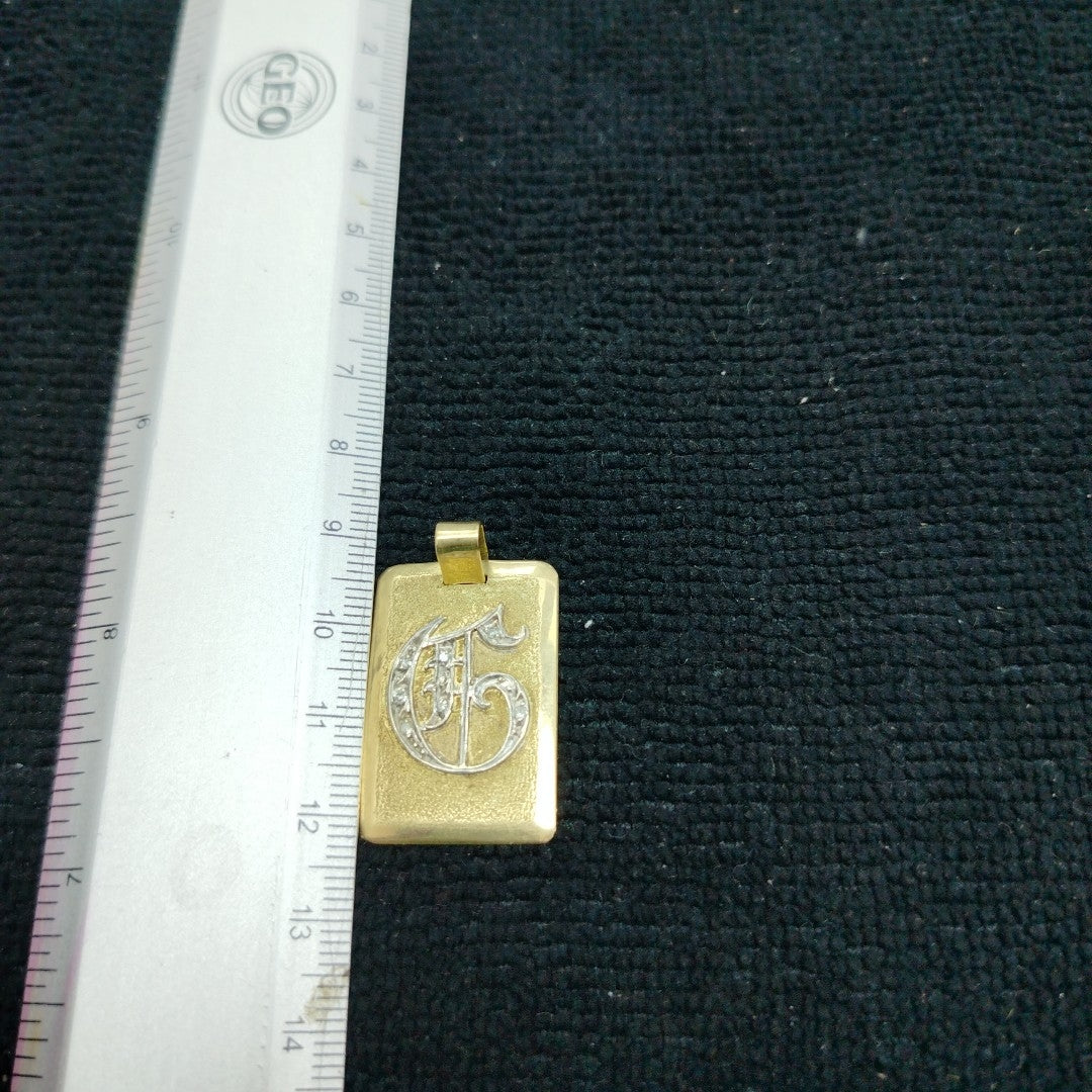 DIJE ORO COMBINADO 14 K 7,20 GRMS (SEMINUEVO)