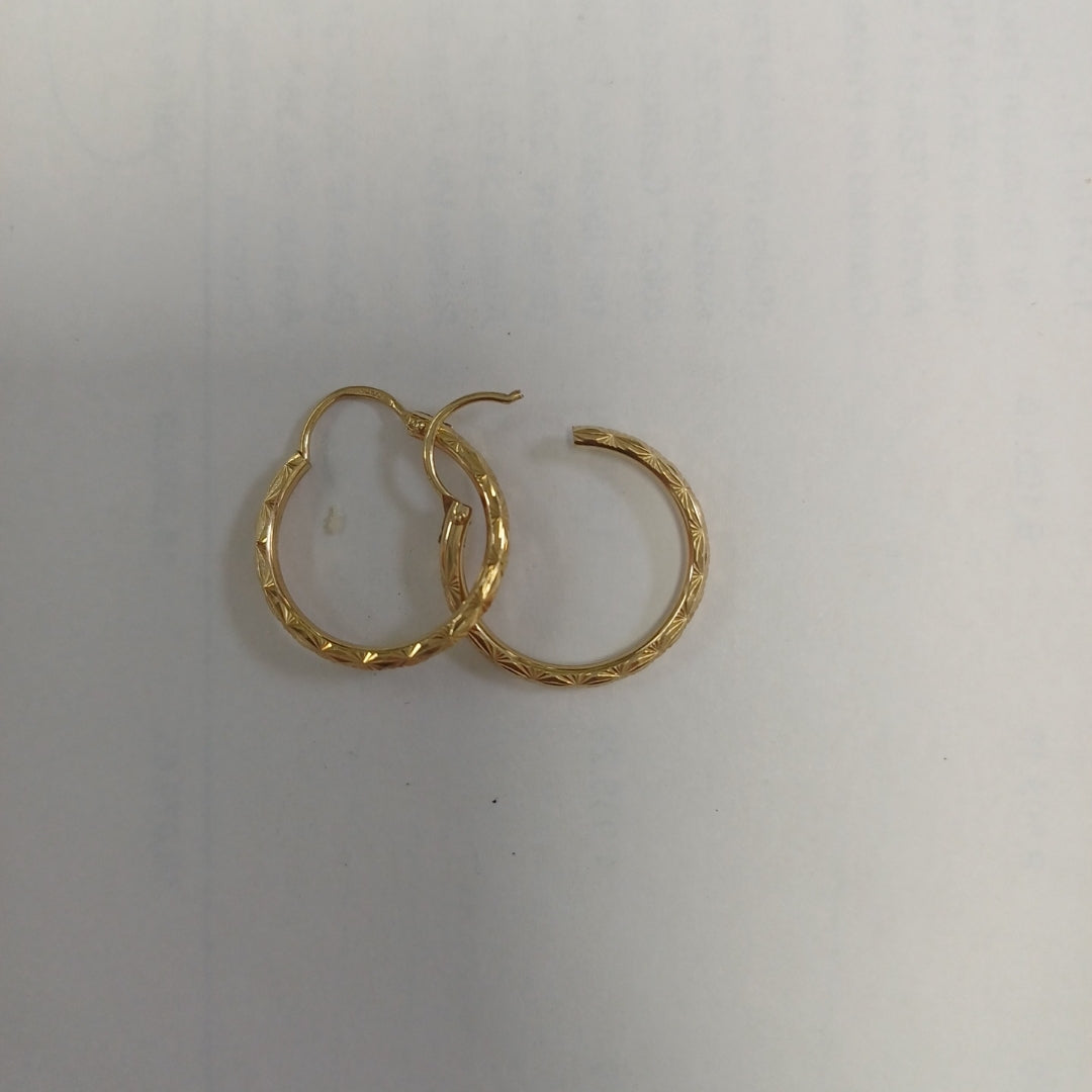 ARRACADAS PAR ORO 10 K 1.3 GRMS (SEMINUEVO)