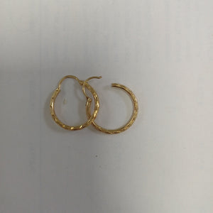 ARRACADAS PAR ORO 10 K 1.3 GRMS (SEMINUEVO)