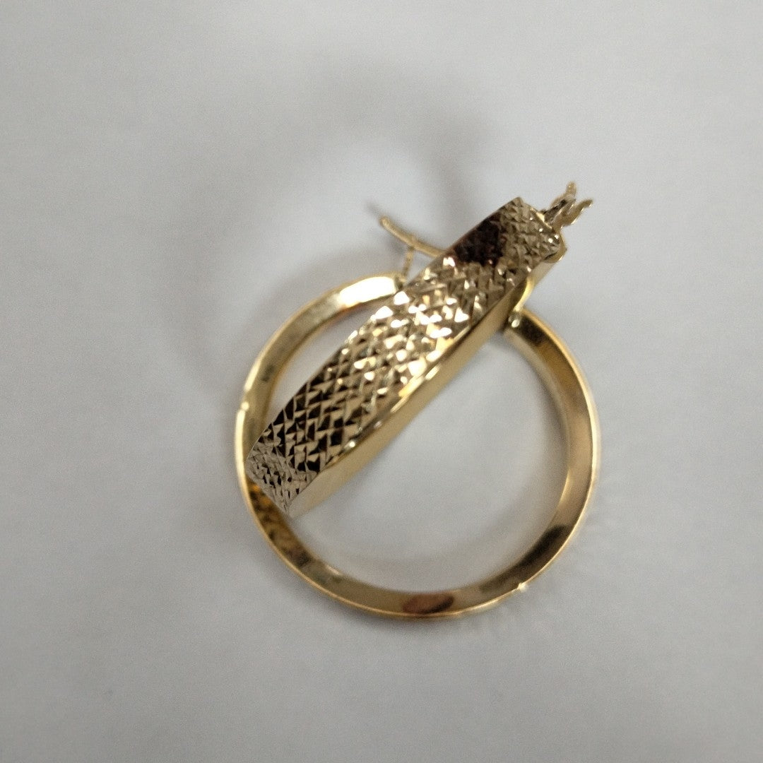 ARRACADAS PAR ORO 14 K 3.8 GRMS (SEMINUEVO)