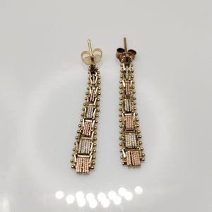 ARRACADAS PAR ORO 10 K 3.4 GRMS (SEMINUEVO)