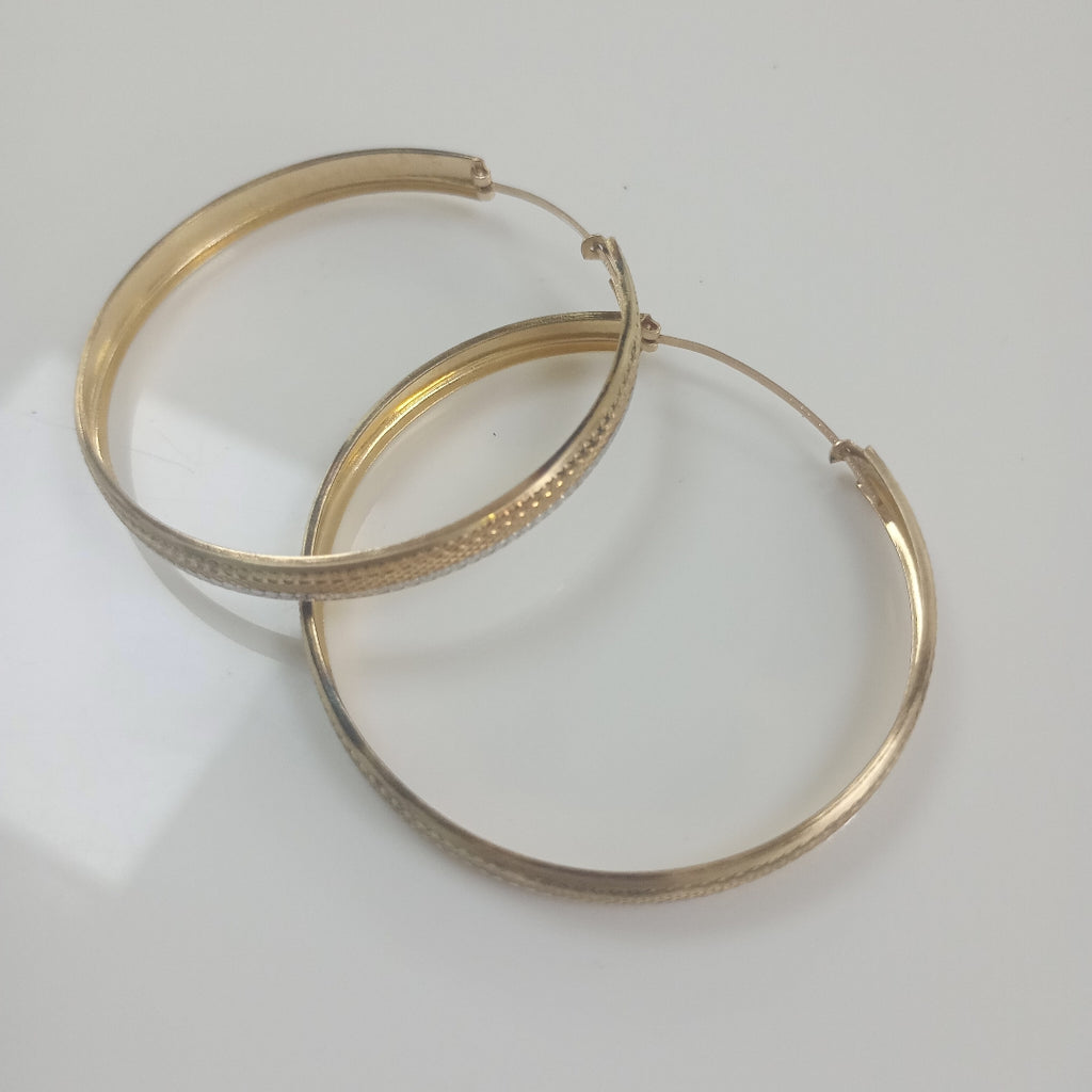 ARRACADAS PAR ORO COMBINADO 10 K 5.8 GRMS (SEMINUEVO)