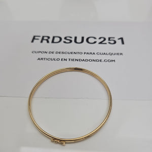 PULSERA RIGIDA ORO 14 K 4,40 GRMS (SEMINUEVO)