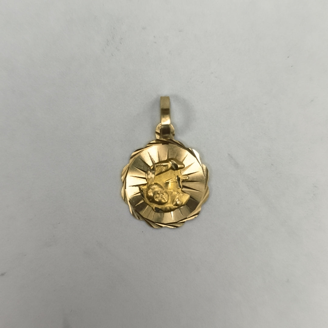 MEDALLA RELIGIOSA ORO 14 K 1,10 GRMS (SEMINUEVO)