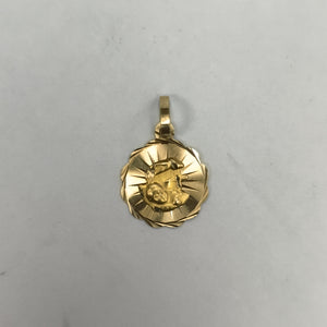 MEDALLA RELIGIOSA ORO 14 K 1,10 GRMS (SEMINUEVO)
